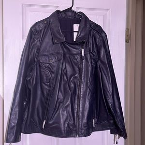 Real leather jacket